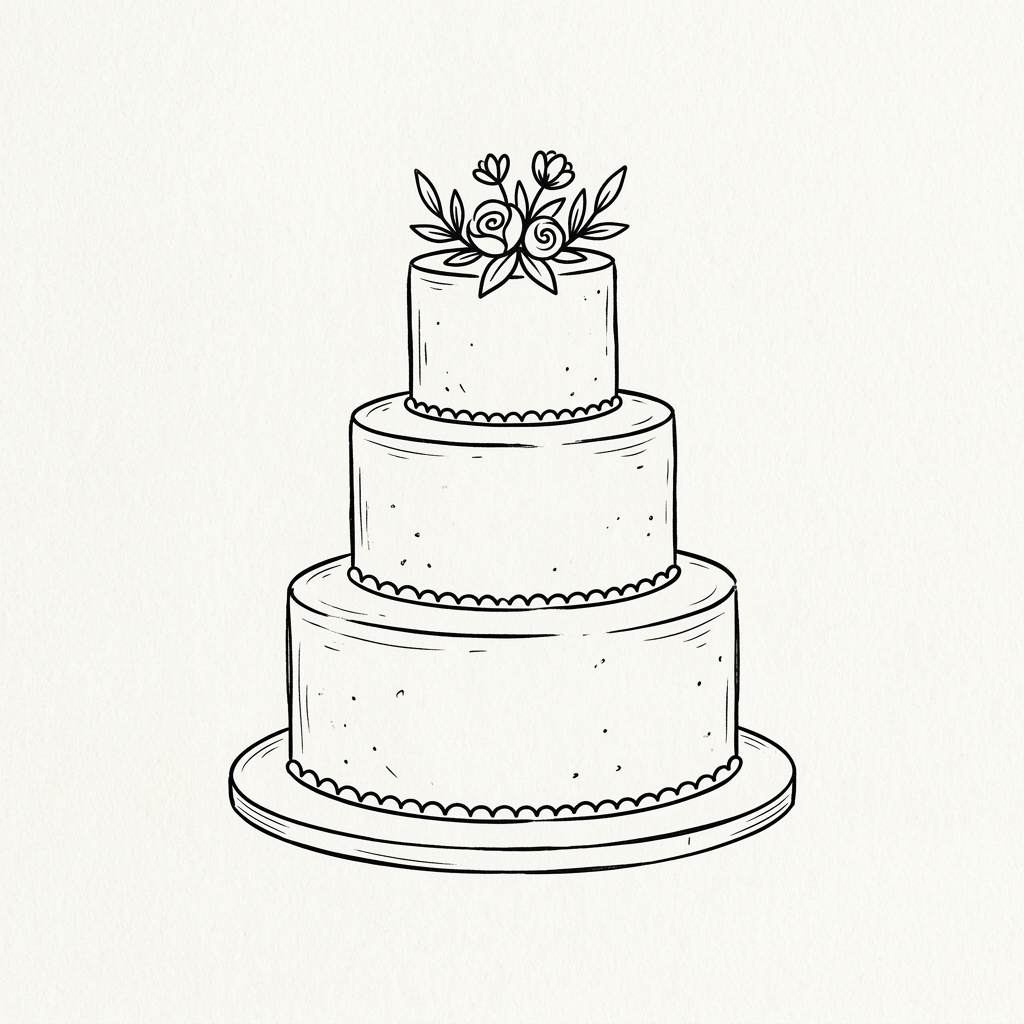 custom wedding cake pricing calculator cost breakdown sketch